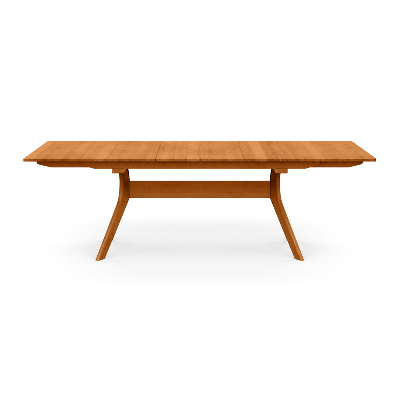 Copeland Furniture Audrey Extendable Solid Wood Trestle Dining Table